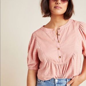 Anthropologie Elinor Textured Top